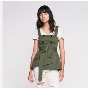 MARISSA WEBB Lani Trench Vest In Green NEW with Tags size Medium